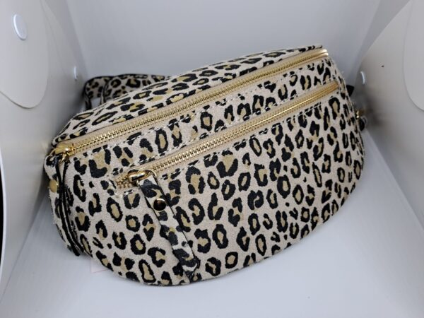 banane daim leopard taupe