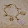 Bracelet doré charms soraya